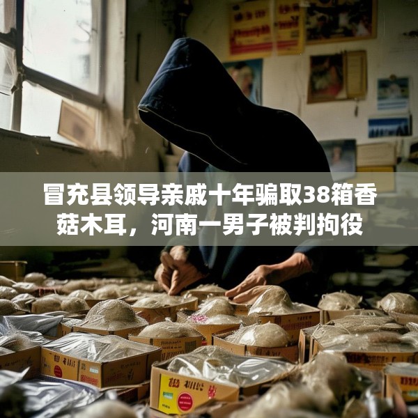 冒充县领导亲戚十年骗取38箱香菇木耳，河南一男子被判拘役