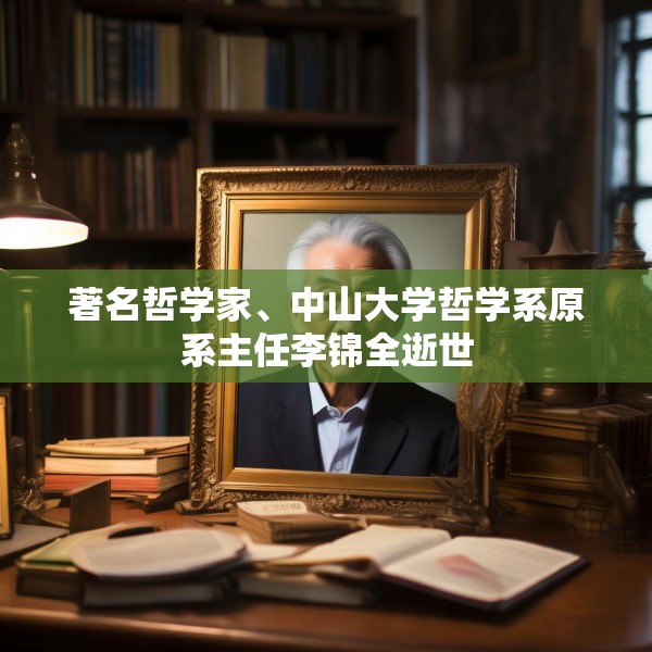 著名哲学家、中山大学哲学系原系主任李锦全逝世