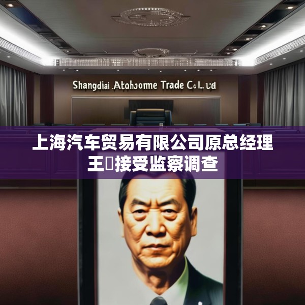 上海汽车贸易有限公司原总经理王璟接受监察调查