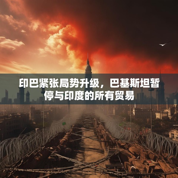 印巴紧张局势升级，巴基斯坦暂停与印度的所有贸易