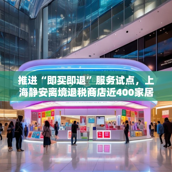 推进“即买即退”服务试点，上海静安离境退税商店近400家居全市首位