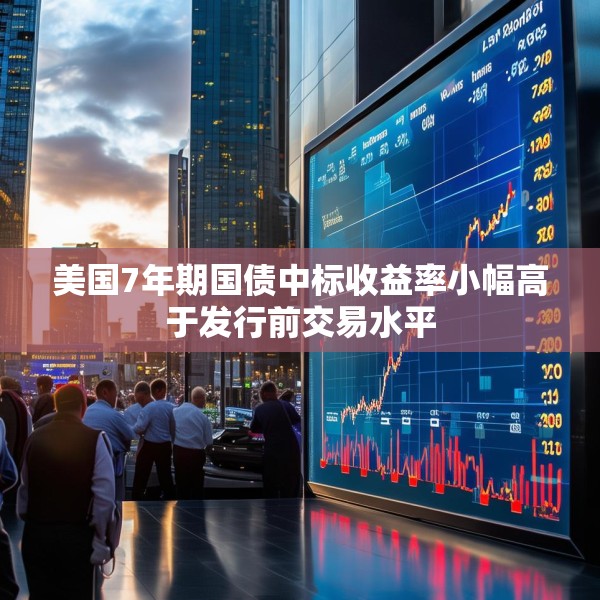 美国7年期国债中标收益率小幅高于发行前交易水平
