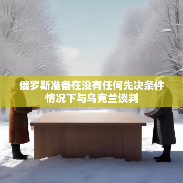 俄罗斯准备在没有任何先决条件情况下与乌克兰谈判