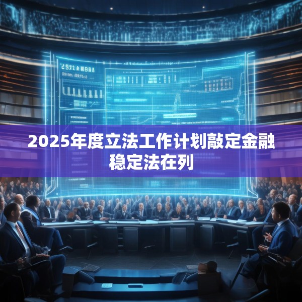 2025年度立法工作计划敲定金融稳定法在列