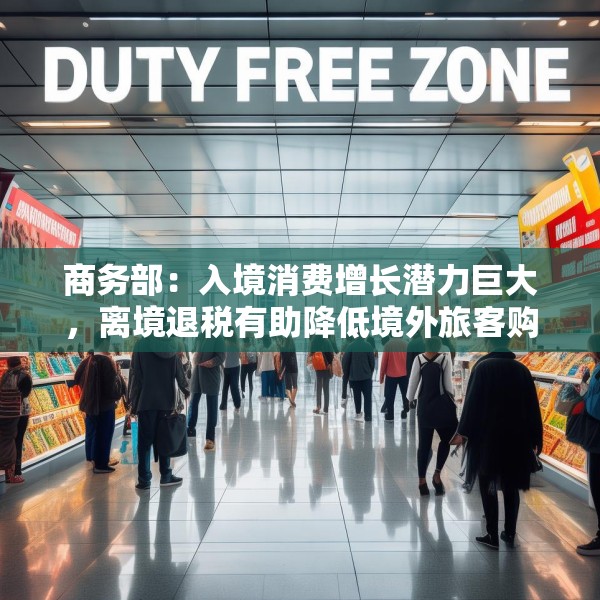 商务部：入境消费增长潜力巨大，离境退税有助降低境外旅客购物成本