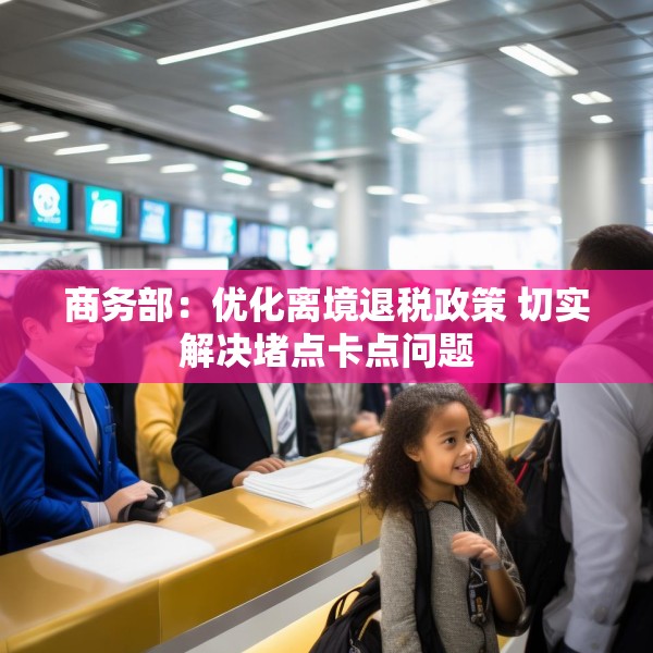 商务部：优化离境退税政策 切实解决堵点卡点问题