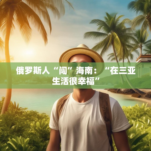 俄罗斯人“闯”海南：“在三亚生活很幸福”