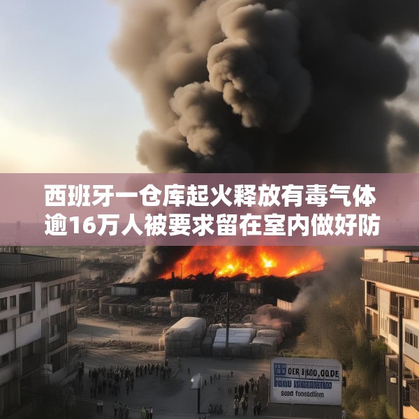 西班牙一仓库起火释放有毒气体 逾16万人被要求留在室内做好防护