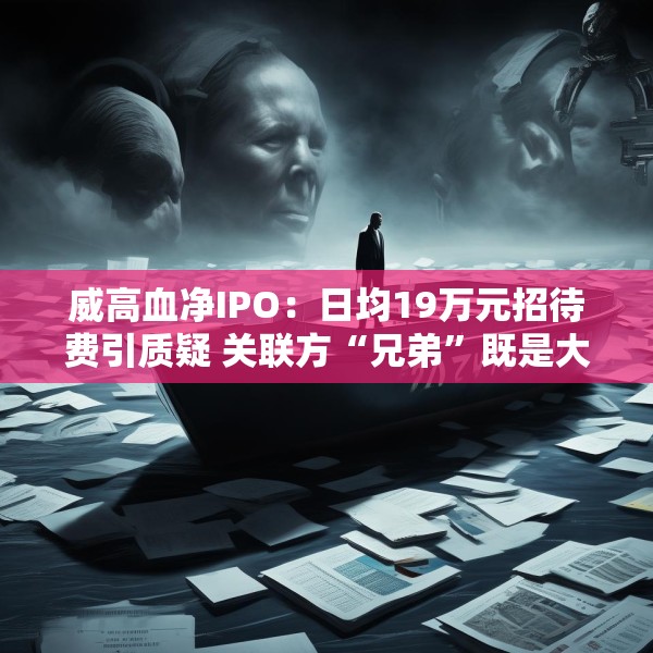 威高血净IPO：日均19万元招待费引质疑 关联方“兄弟”既是大客户又是供应商