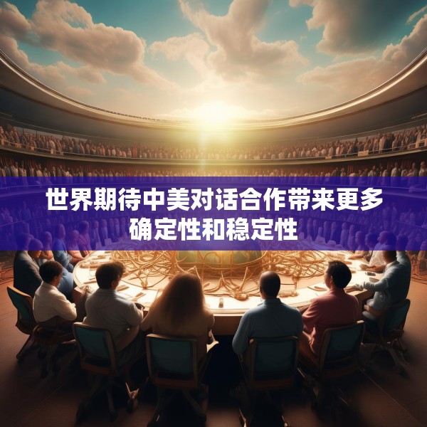 世界期待中美对话合作带来更多确定性和稳定性