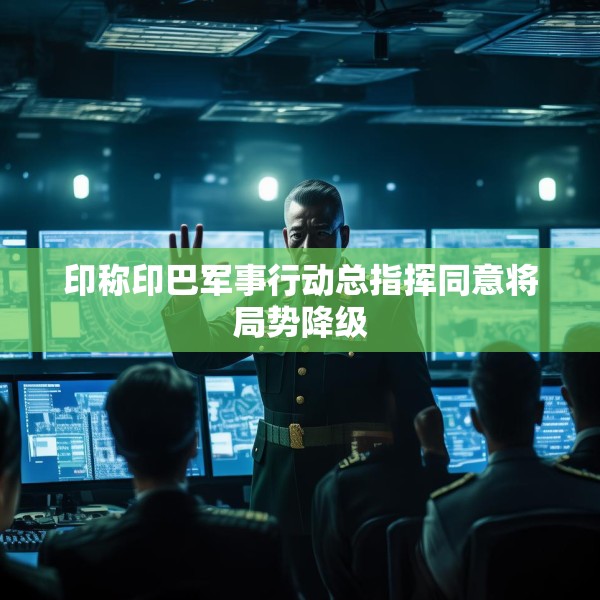 印称印巴军事行动总指挥同意将局势降级