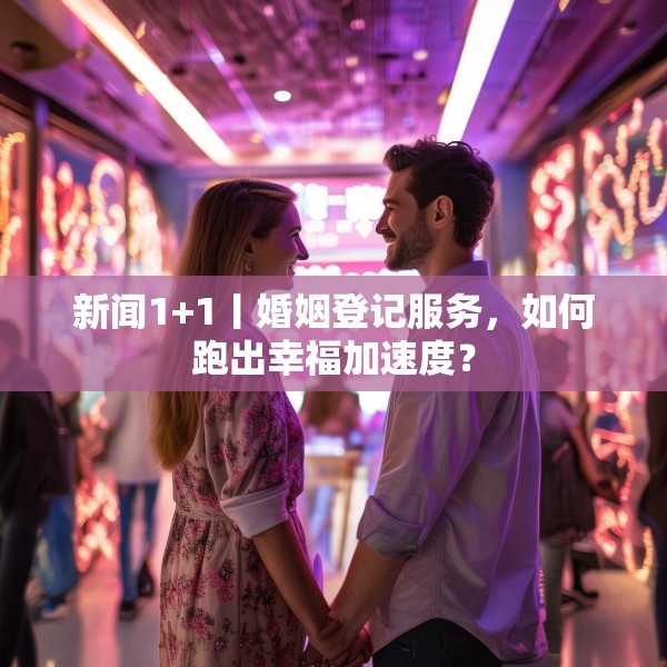 新闻1+1丨婚姻登记服务，如何跑出幸福加速度？