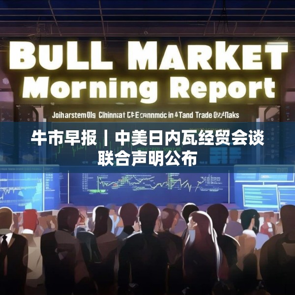 牛市早报｜中美日内瓦经贸会谈联合声明公布