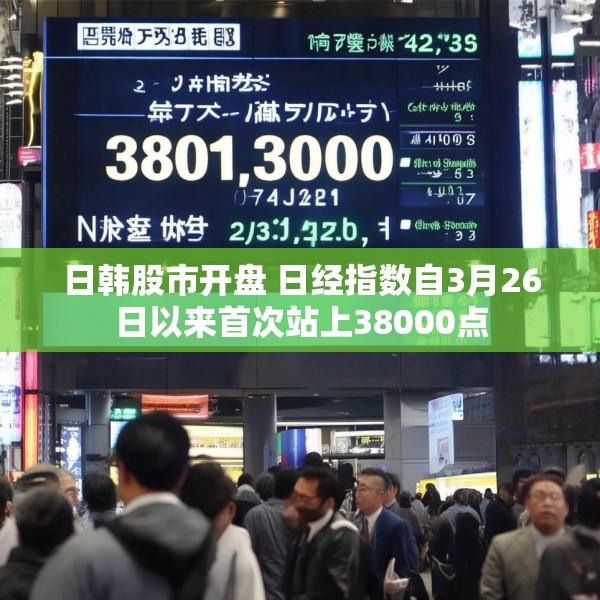 日韩股市开盘 日经指数自3月26日以来首次站上38000点