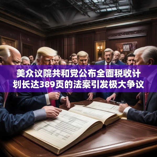 美众议院共和党公布全面税收计划长达389页的法案引发极大争议