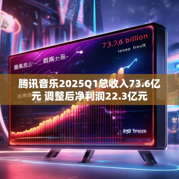 腾讯音乐2025Q1总收入73.6亿元 调整后净利润22.3亿元