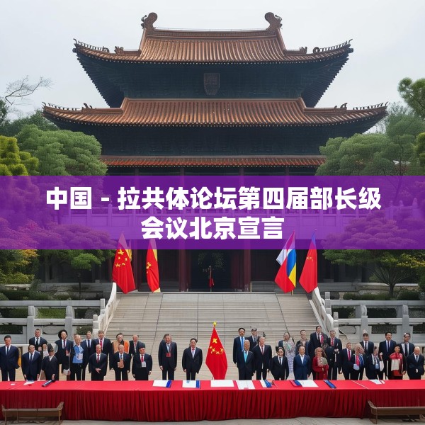 中国－拉共体论坛第四届部长级会议北京宣言