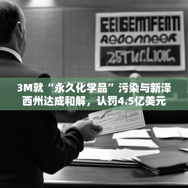 3M就“永久化学品”污染与新泽西州达成和解，认罚4.5亿美元