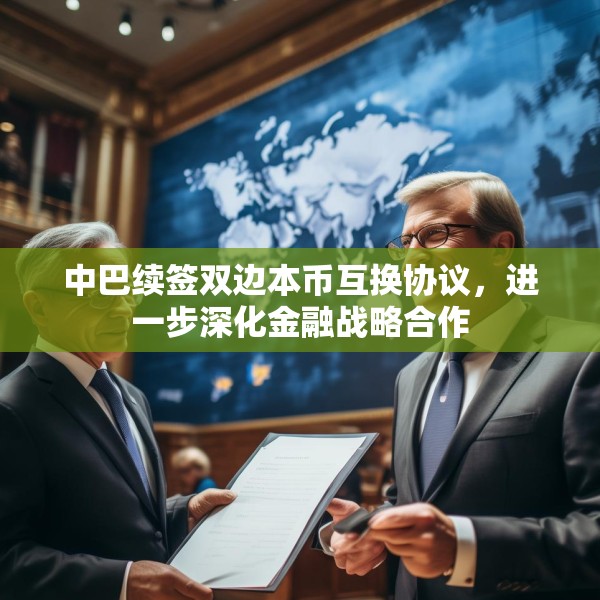 中巴续签双边本币互换协议，进一步深化金融战略合作