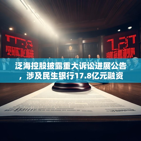 泛海控股披露重大诉讼进展公告，涉及民生银行17.8亿元融资