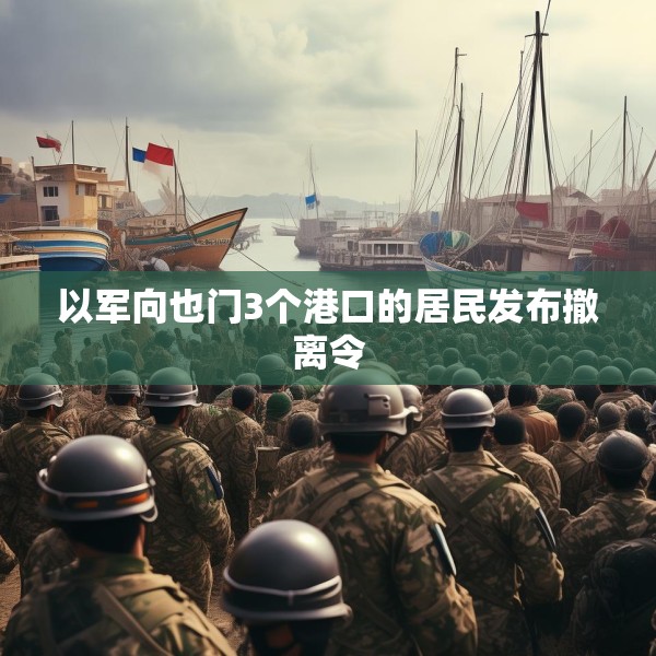 以军向也门3个港口的居民发布撤离令