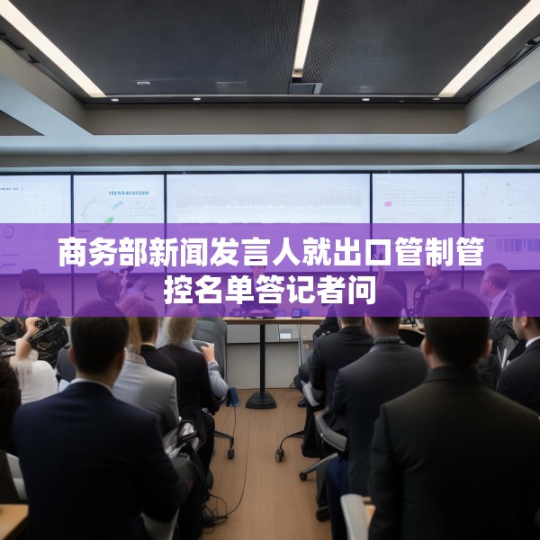 商务部新闻发言人就出口管制管控名单答记者问