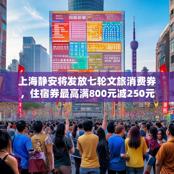 上海静安将发放七轮文旅消费券，住宿券最高满800元减250元