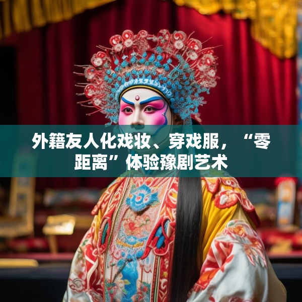 外籍友人化戏妆、穿戏服，“零距离”体验豫剧艺术