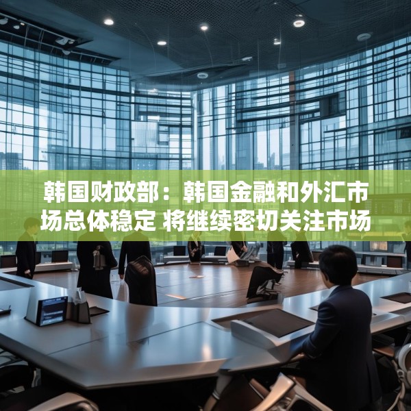 韩国财政部：韩国金融和外汇市场总体稳定 将继续密切关注市场动态