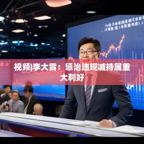 视频|李大霄：惩治违规减持属重大利好