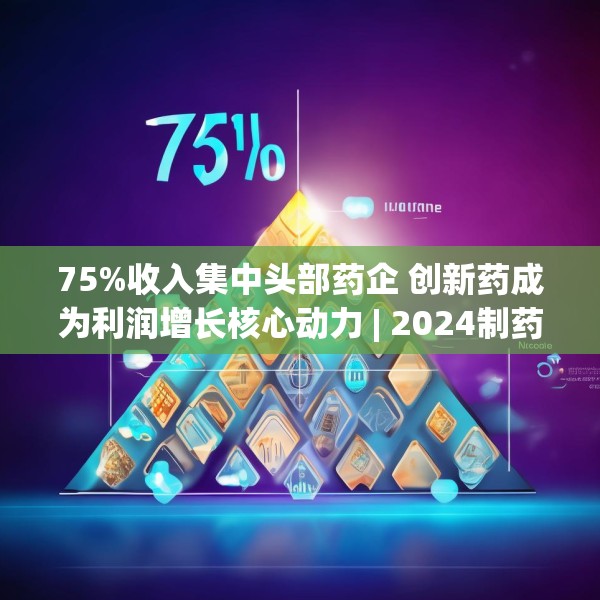 75%收入集中头部药企 创新药成为利润增长核心动力 | 2024制药行业年报
