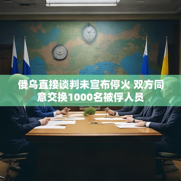 俄乌直接谈判未宣布停火 双方同意交换1000名被俘人员