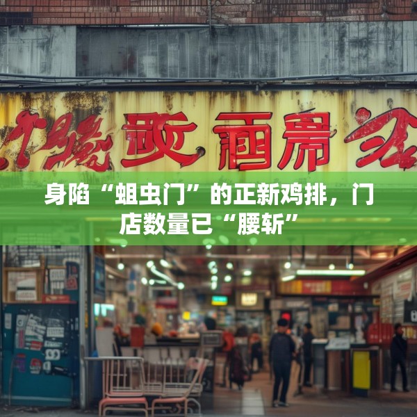 身陷“蛆虫门”的正新鸡排，门店数量已“腰斩”