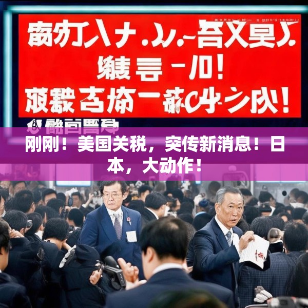刚刚！美国关税，突传新消息！日本，大动作！