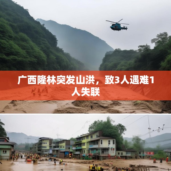 广西隆林突发山洪，致3人遇难1人失联