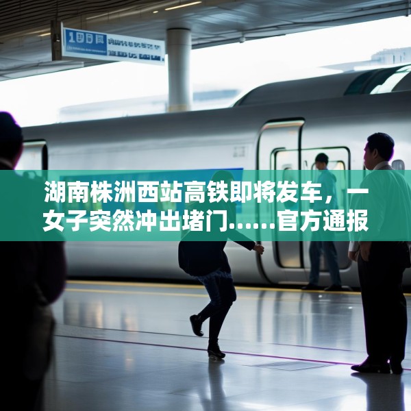 湖南株洲西站高铁即将发车，一女子突然冲出堵门……官方通报