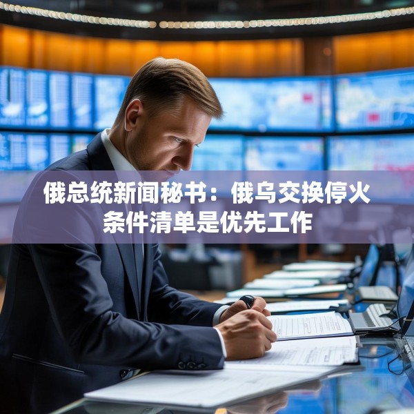 俄总统新闻秘书：俄乌交换停火条件清单是优先工作