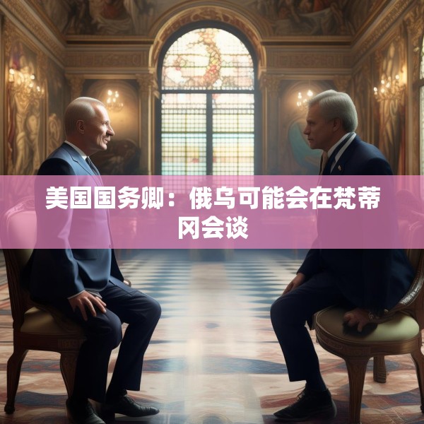 美国国务卿：俄乌可能会在梵蒂冈会谈