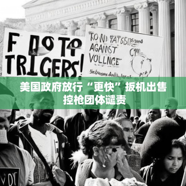 美国政府放行“更快”扳机出售 控枪团体谴责