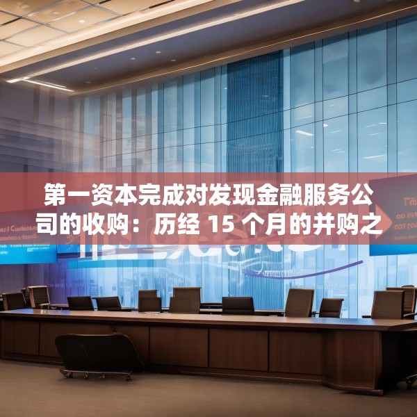 第一资本完成对发现金融服务公司的收购：历经 15 个月的并购之旅落幕