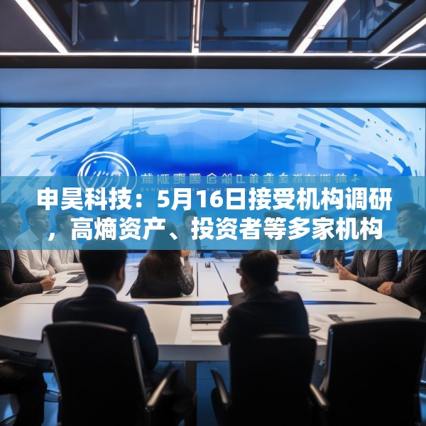 申昊科技：5月16日接受机构调研，高熵资产、投资者等多家机构参与