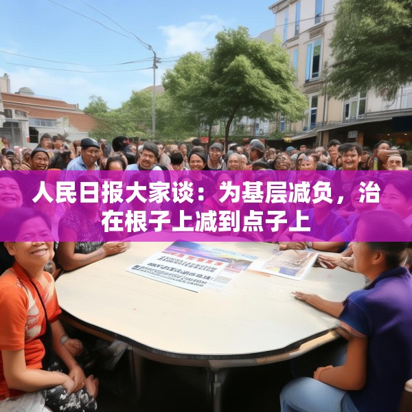 人民日报大家谈：为基层减负，治在根子上减到点子上