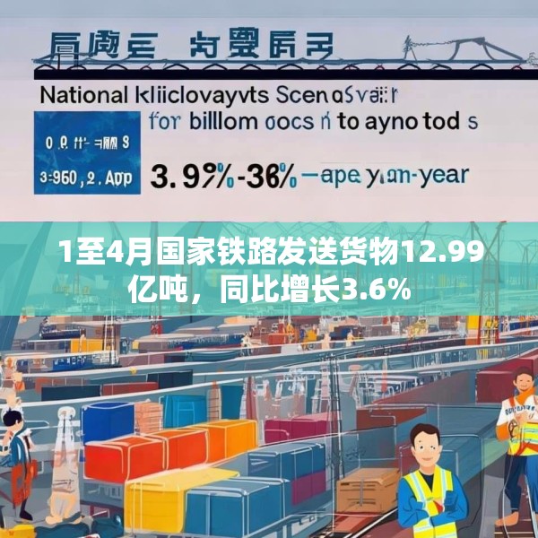 1至4月国家铁路发送货物12.99亿吨，同比增长3.6%