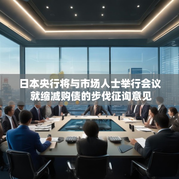 日本央行将与市场人士举行会议 就缩减购债的步伐征询意见