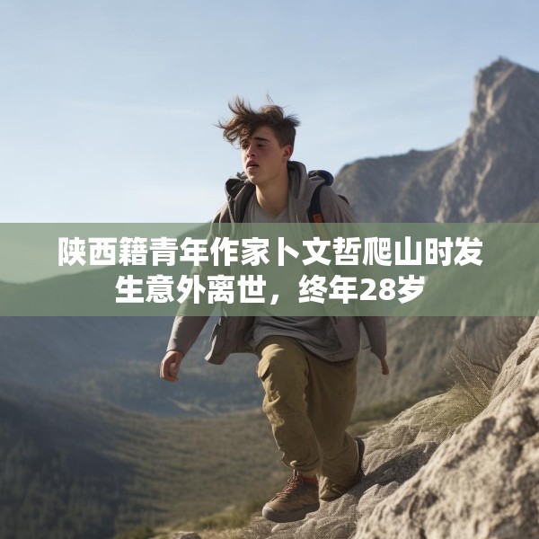 陕西籍青年作家卜文哲爬山时发生意外离世，终年28岁