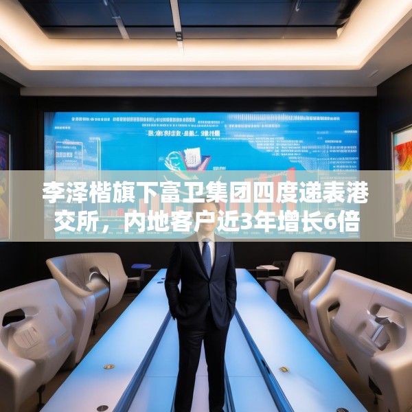 李泽楷旗下富卫集团四度递表港交所，内地客户近3年增长6倍