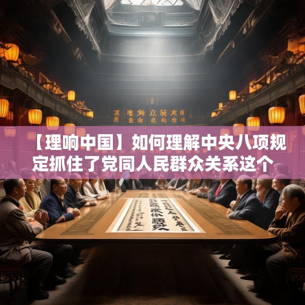 【理响中国】如何理解中央八项规定抓住了党同人民群众关系这个作风建设的核心