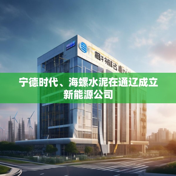宁德时代、海螺水泥在通辽成立新能源公司