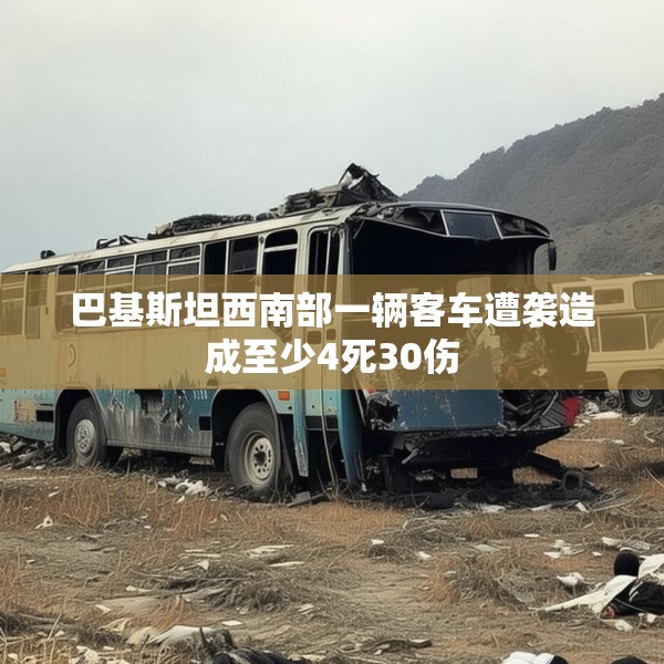 巴基斯坦西南部一辆客车遭袭造成至少4死30伤