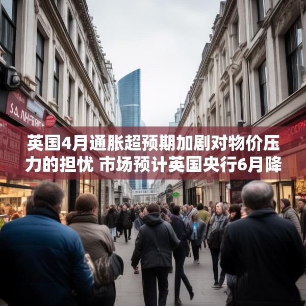 英国4月通胀超预期加剧对物价压力的担忧 市场预计英国央行6月降息前景减弱